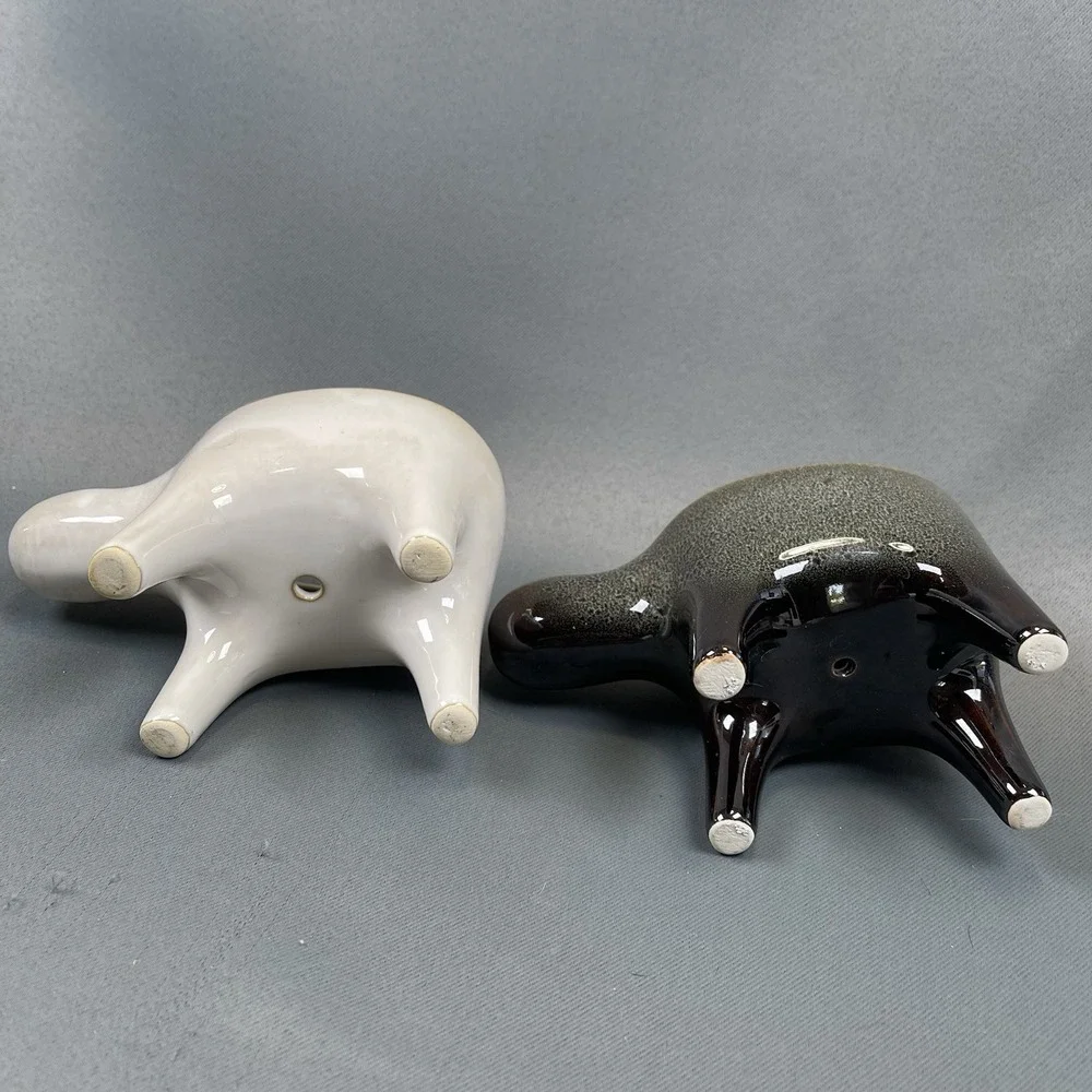 Pair of Cat Planter Animal Succulent Plant Pots 5.5